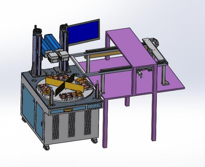 电源适配器行业自动化打标